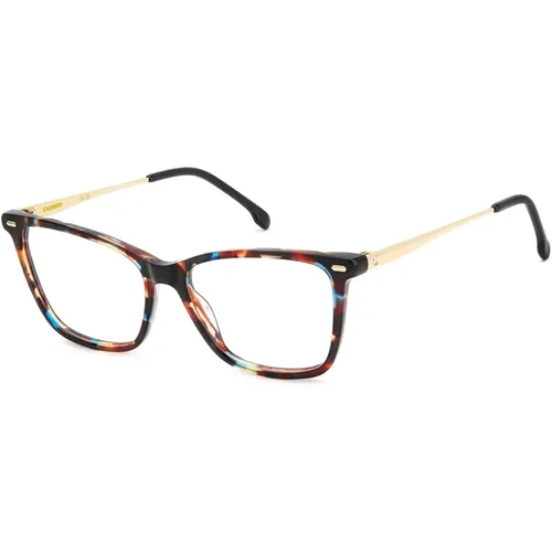 Glasses, unisex, , Size: 54 MM Blue Havana Eyewear Frames - Carrera - Modalova