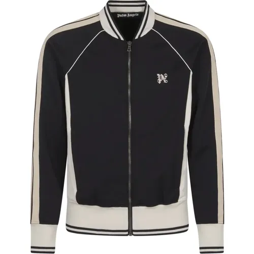 Monogram Track Jacket , male, Sizes: 2XL, M, XL, L - Palm Angels - Modalova