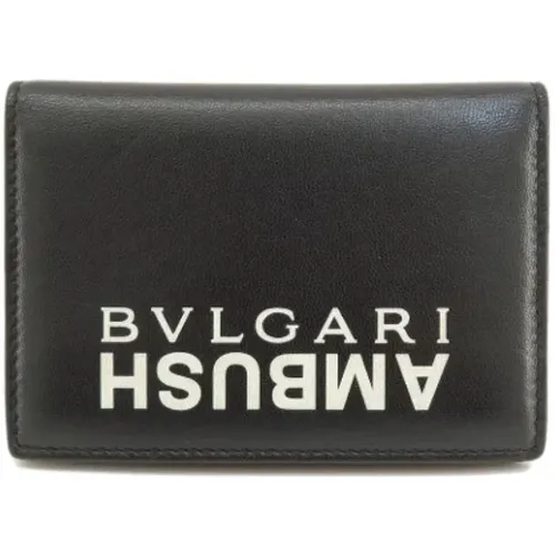 Pre-owned Wallets, female, , Size: ONE SIZE Pre-owned Leather home-office - Bvlgari Vintage - Modalova