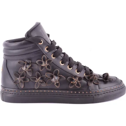 Sneakers, female, , Size: 6 US Floral High-Top Sports Sneakers - Dsquared2 - Modalova