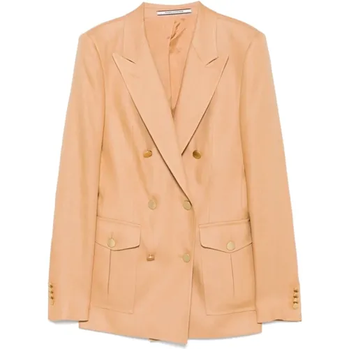 Blazers, female, , Size: XS Double-breasted Tailored Blazer - Tagliatore - Modalova