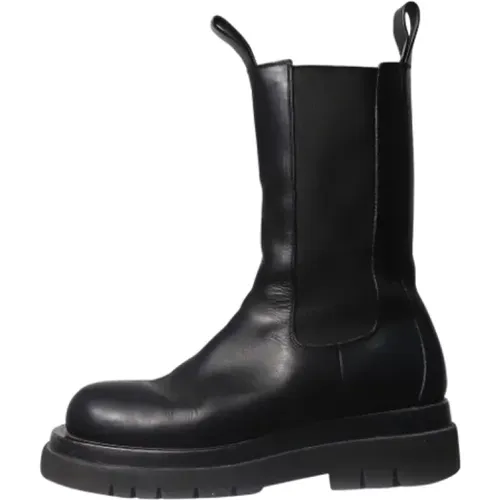 Pre-owned Leather boots , female, Sizes: 5 UK - Bottega Veneta Vintage - Modalova