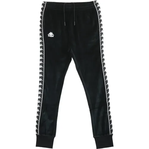 Sweatpants, male, , Size: XL Mens /White Sweatpants Tracksuit - Kappa - Modalova