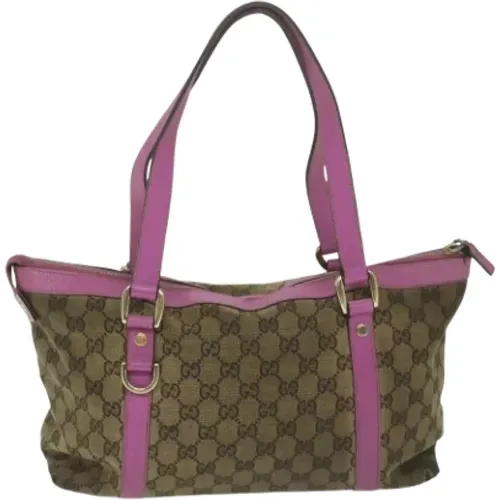 Pre-owned Canvas gucci-bags , female, Sizes: ONE SIZE - Gucci Vintage - Modalova