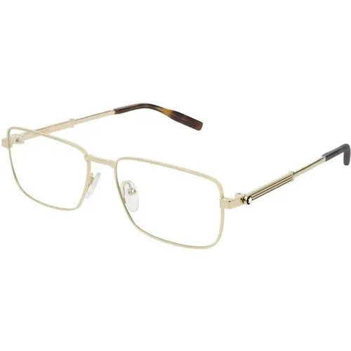 Glasses, unisex, , Size: 56 MM gles Mb0029O 002 - Montblanc - Modalova