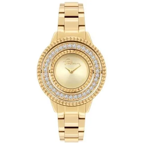 Watches, female, , Size: ONE SIZE Analog Gold Watch for Women - Police - Modalova