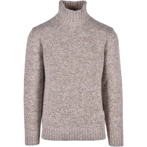 Turtlenecks, male, , Size: L Soft Wool Blend Sweater - Kangra - Modalova