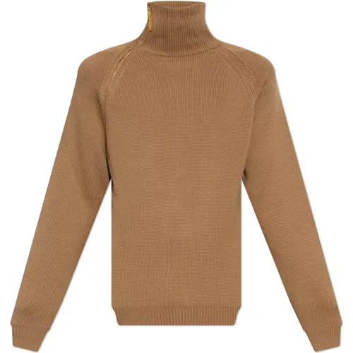 Turtlenecks, male, , Size: M Wool Turtleneck - Moschino - Modalova