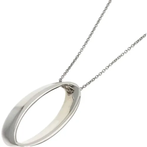 Pre-owned Jewellery, female, , Size: ONE SIZE Pre-owned Silver necklaces - Tiffany & Co. Pre-owned - Modalova