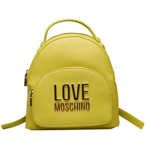 Backpacks, female, , Size: ONE SIZE Backpack with Zip Closure - Love Moschino - Modalova