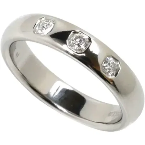 Pre-owned Jewellery, female, , Size: ONE SIZE Pre-owned Platinum rings - Tiffany & Co. Pre-owned - Modalova