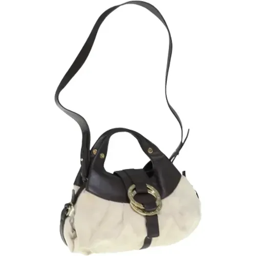 Pre-owned Canvas handbags , female, Sizes: ONE SIZE - Bvlgari Vintage - Modalova