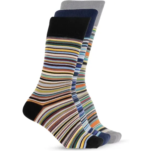 Socks, male, , Size: ONE SIZE Six-pack of socks - Paul Smith - Modalova