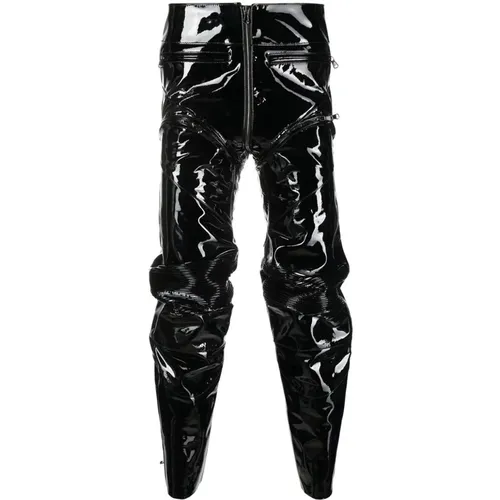 Leather Trousers, male, , Size: L Leather Trousers - Vetements - Modalova