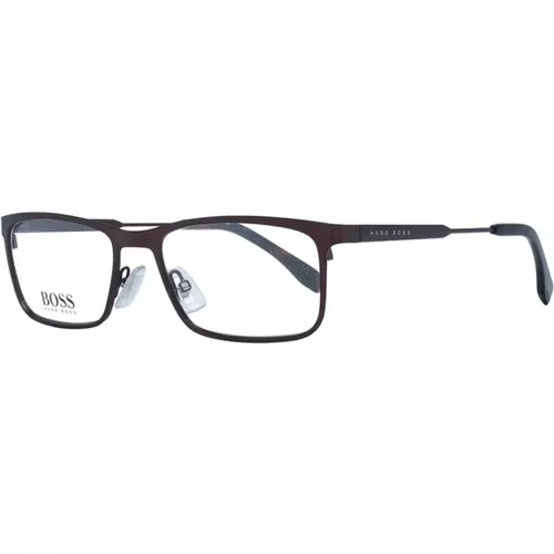 Glasses, male, , Size: ONE SIZE Rectangle Optical Frames with Demo Glasses - Hugo Boss - Modalova