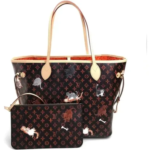 Pre-owned Tote Bags, female, , Size: ONE SIZE Pre-owned Canvas shoulder-bags - Louis Vuitton Vintage - Modalova