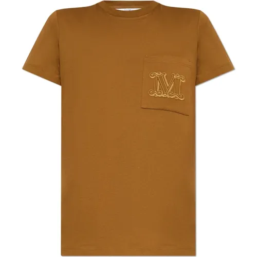 T-Shirts, female, , Size: S T-shirt Papaia - Max Mara - Modalova