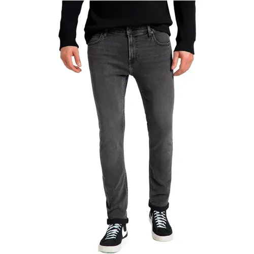 Skinny Fit Dunkle Waschung Jeans , Herren, Größe: W29 L32 - Lee - Modalova