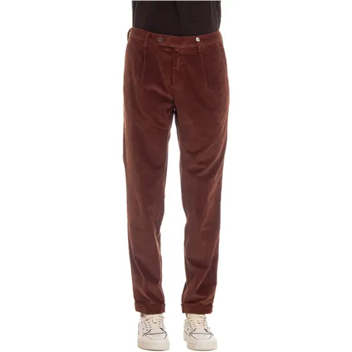 Chino Trousers with Zipper , male, Sizes: 2XL, M, L - Myths - Modalova