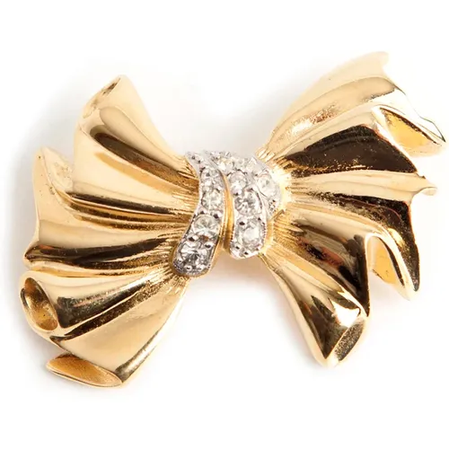 Pre-owned Jewellery, female, , Size: ONE SIZE bow brooch - Givenchy Pre-owned - Modalova