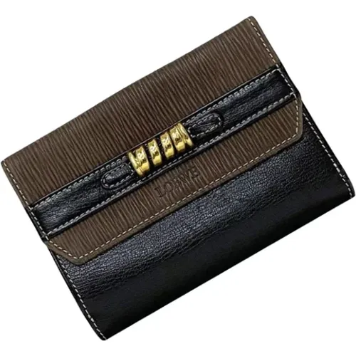 Pre-owned Wallets, female, , Size: ONE SIZE Pre-owned Leather wallets - Loewe Pre-owned - Modalova