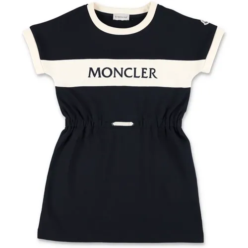 Logo Kleid für Stilvolle Mädchen - Moncler - Modalova