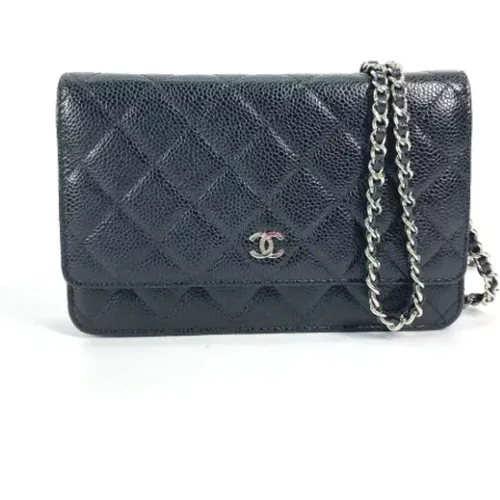 Pre-owned Leather wallets , female, Sizes: ONE SIZE - Chanel Vintage - Modalova