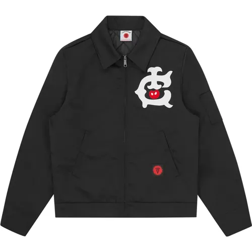 Light Jackets, male, , Size: L Fall 24 Work Jacket - Icecream - Modalova