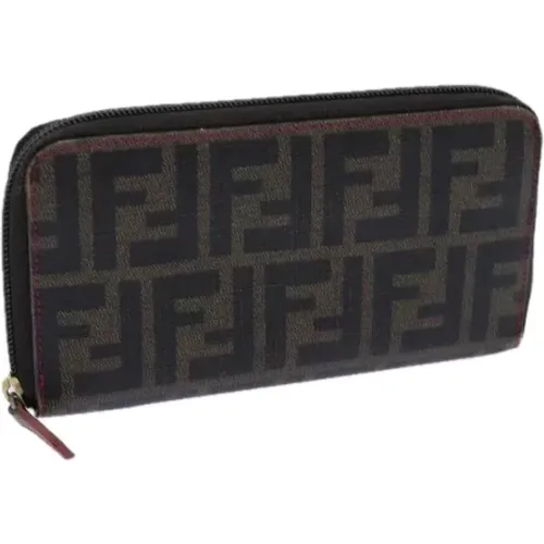 Pre-owned Canvas wallets , female, Sizes: ONE SIZE - Fendi Vintage - Modalova