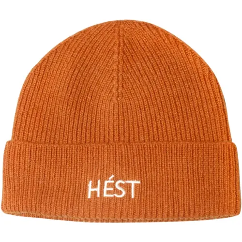 Beanie , female, Sizes: ONE SIZE - Hést - Modalova