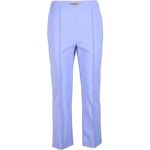 Straight Trousers, female, , Size: L Essential Stretch Pants - Elisabetta Franchi - Modalova