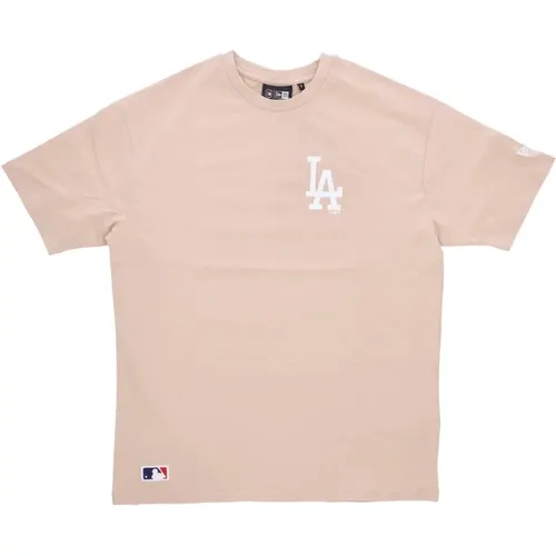 T-Shirts, male, , Size: XS MLB League Essentials Oversize Tee - new era - Modalova