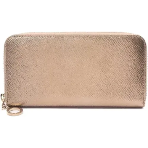 Pre-owned Wallets, female, , Size: ONE SIZE Pre-owned Leather wallets - Bvlgari Vintage - Modalova