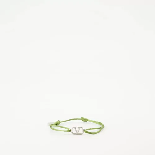 Cotton Vlogo Bracelet Fall-Winter 2024 , male, Sizes: ONE SIZE - Valentino Garavani - Modalova