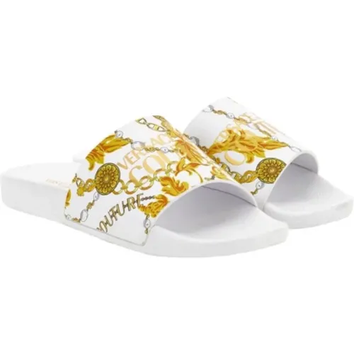 Weiße Sandalen Schuhe - Versace Jeans Couture - Modalova