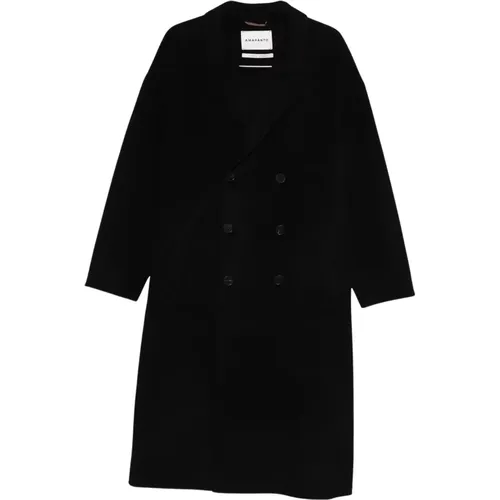 AMARÁNTO, Double-Breasted Coats, male, , Size: S Over Double-Breasted Coat - Amaránto - Modalova