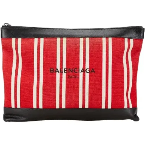 Pre-owned Clutches, female, , Size: ONE SIZE Pre-owned Canvas clutches - Balenciaga Vintage - Modalova