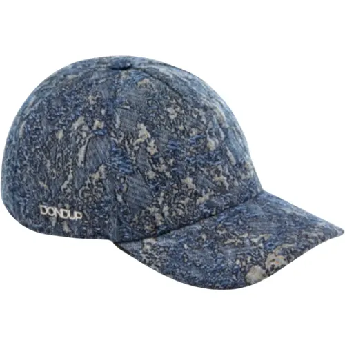 Caps, male, , Size: ONE SIZE Denim Baseball Cap - Dondup - Modalova