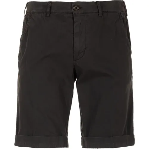 Schwarze Chino Bermuda Shorts für Männer - 40WEFT - Modalova