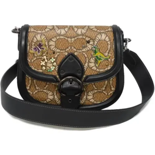 Pre-owned Cross Body Bags, female, , Size: ONE SIZE Pre-owned Canvas shoulder-bags - Coach Pre-owned - Modalova