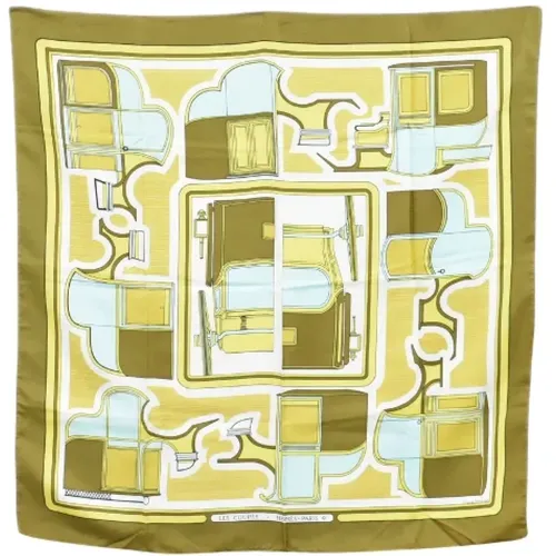 Pre-owned Scarves, female, , Size: ONE SIZE Pre-owned Silk scarves - Hermès Vintage - Modalova