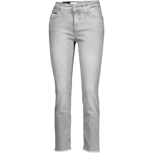 Skinny Jeans Piper Hellgrau - Damen , Damen, Größe: L - CAMBIO - Modalova