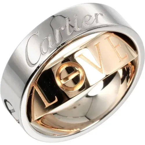 Pre-owned Jewellery, female, , Size: ONE SIZE Pre-owned Metal rings - Cartier Vintage - Modalova