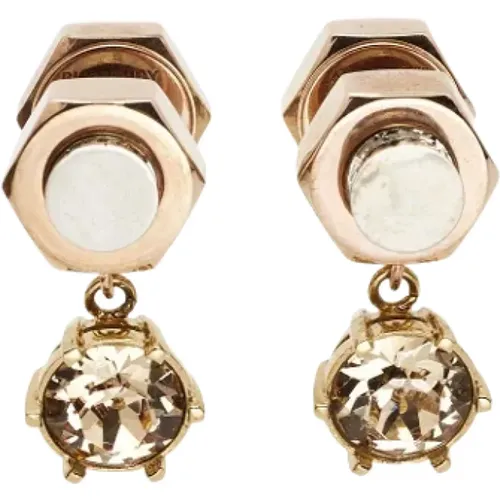 Pre-owned Metal earrings , female, Sizes: ONE SIZE - Burberry Vintage - Modalova