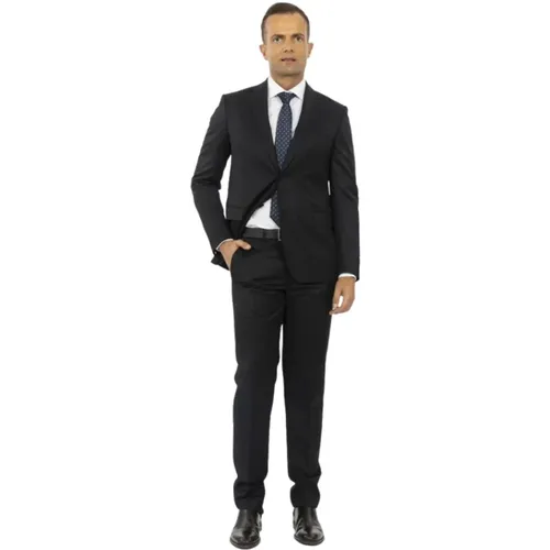 Single Breasted Suits, male, , Size: 4XL Luxury Wool-Mohair Single Breasted Suit - Ermenegildo Zegna - Modalova