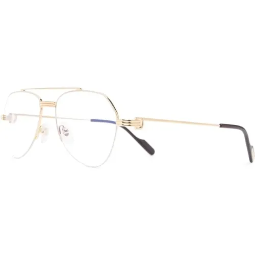 Goldene Optische Brille für den täglichen Gebrauch - Cartier - Modalova