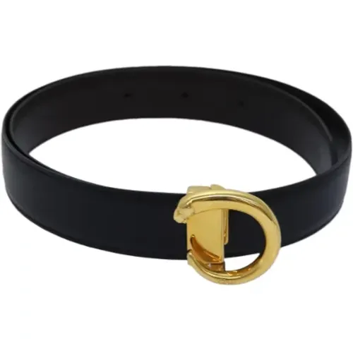 Pre-owned Leather belts , female, Sizes: ONE SIZE - Cartier Vintage - Modalova