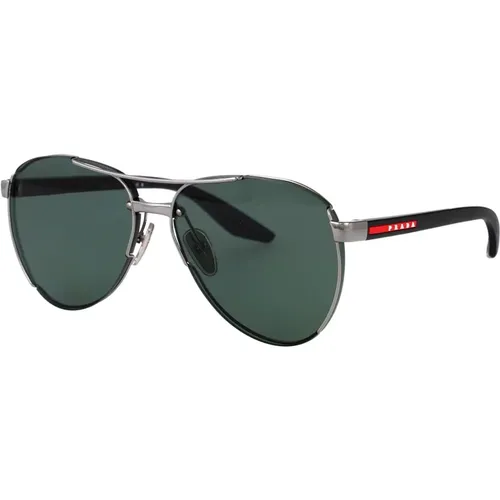 Sunglasses, male, , Size: 61 MM Stylish Sunglasses with 0PS 51Ys Design - Prada - Modalova