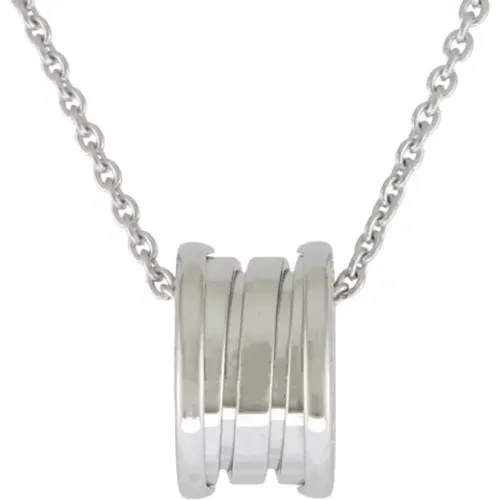 Pre-owned White Gold necklaces , female, Sizes: ONE SIZE - Bvlgari Vintage - Modalova