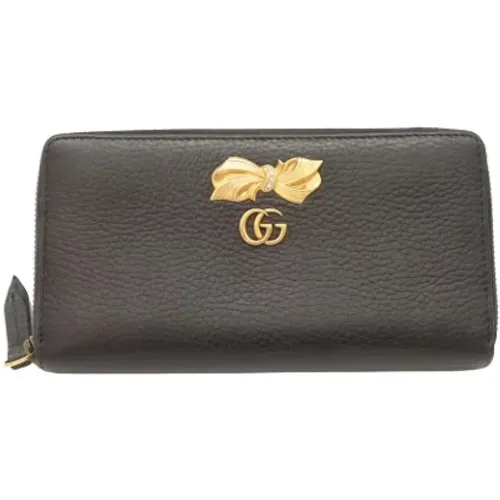 Pre-owned Wallets, female, , Size: ONE SIZE Pre-owned Leather wallets - Gucci Vintage - Modalova